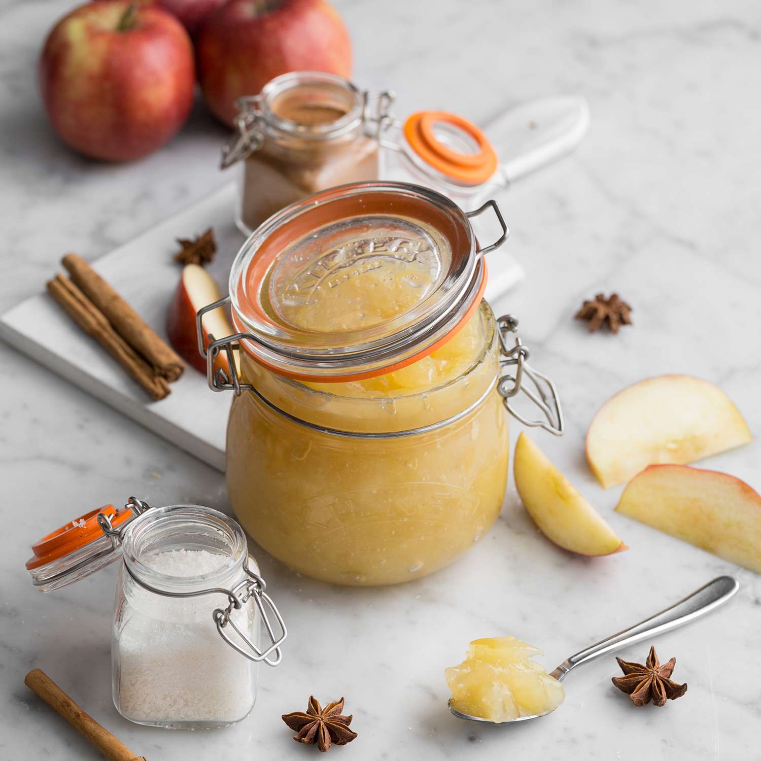 KILNER | Einkochglas, CLIP SQUARE, klar