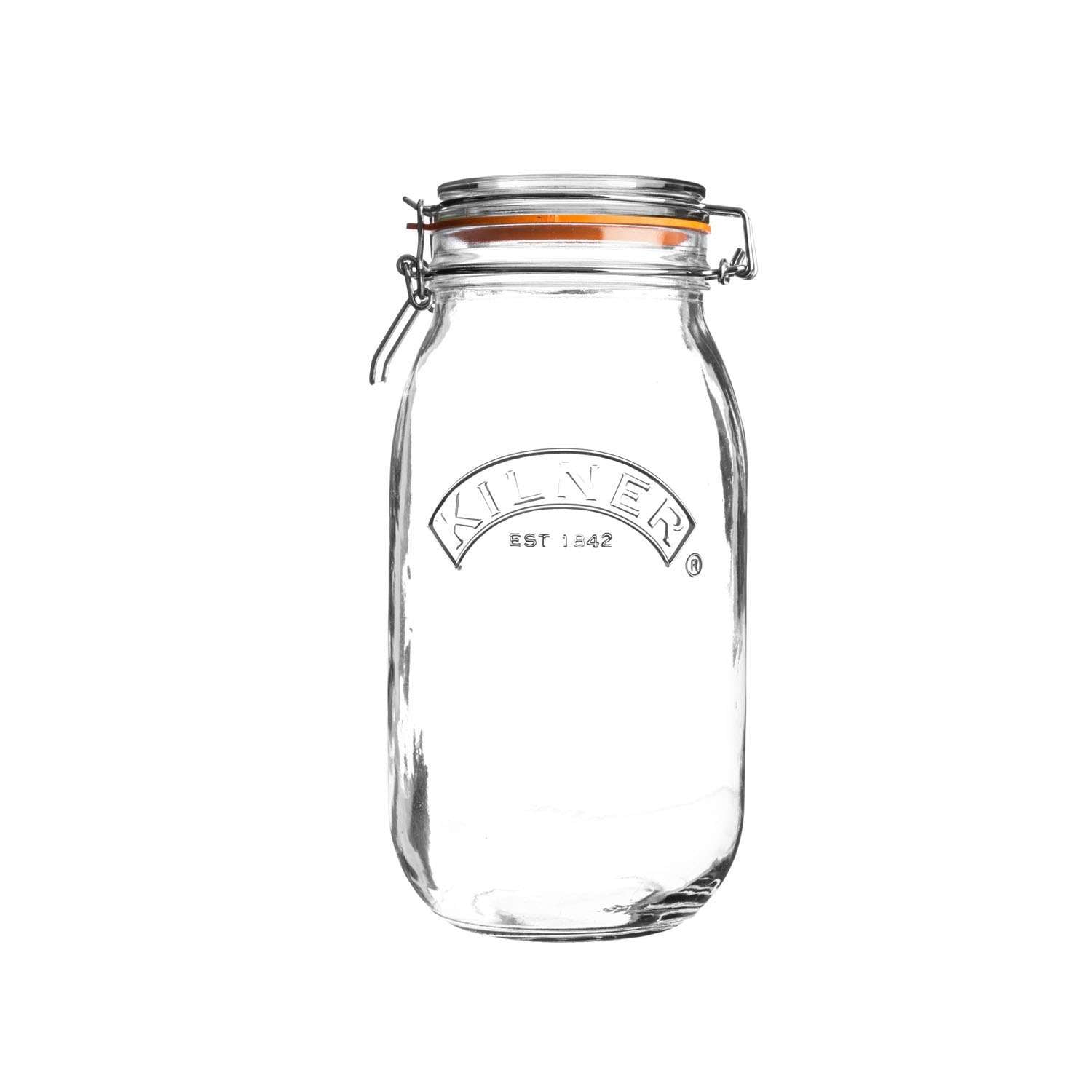 KILNER | Einkochglas, CLIP SQUARE, klar