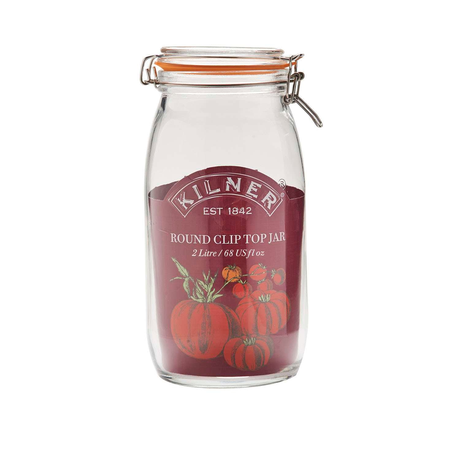 KILNER | Einkochglas, CLIP SQUARE, klar