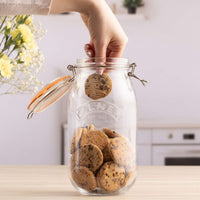 KILNER | Einkochglas, CLIP SQUARE, klar