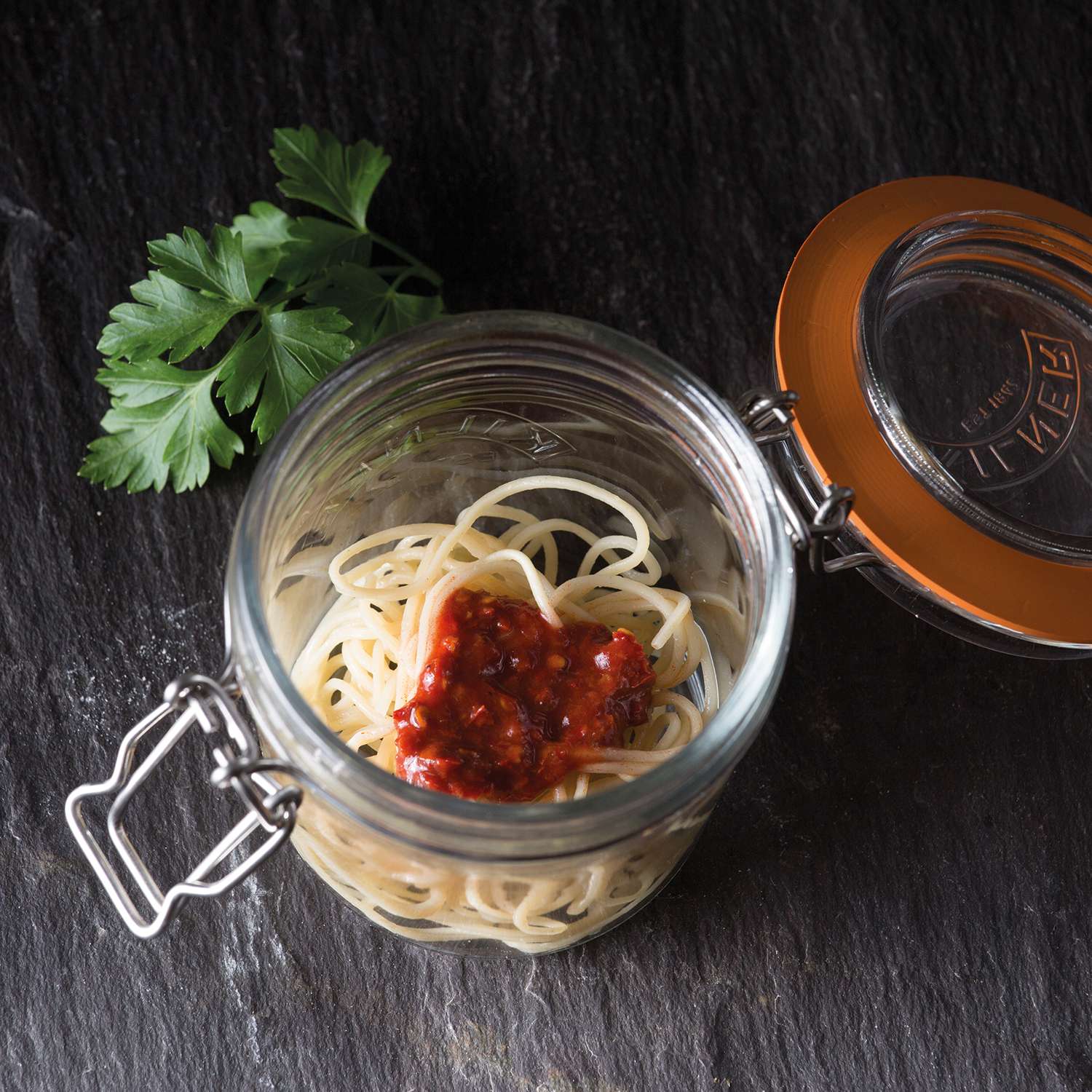 KILNER | Einkochglas, CLIP SQUARE, klar