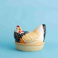 MASON CASH | Keramikhuhn, mehrfarbig