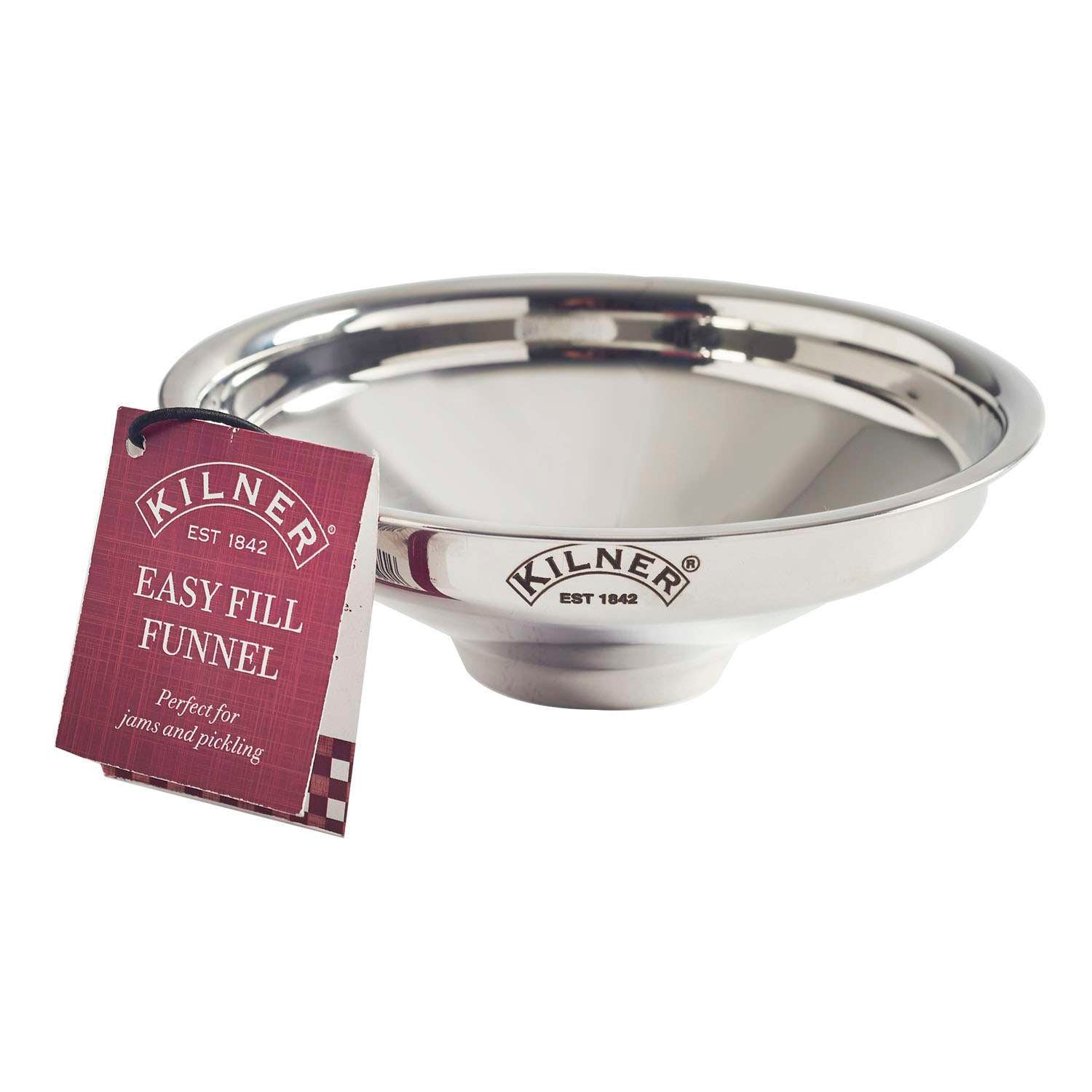 KILNER | Trichter, EASY FILL, Edelstahl, 14,5 cm