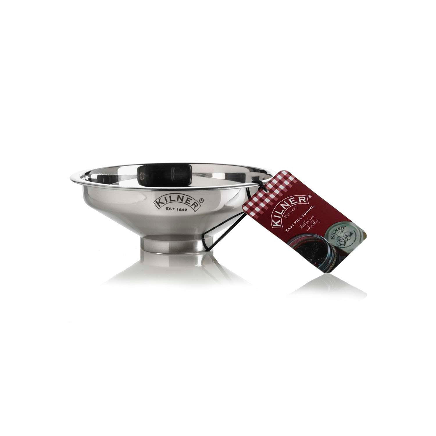 KILNER | Trichter, EASY FILL, Edelstahl, 14,5 cm