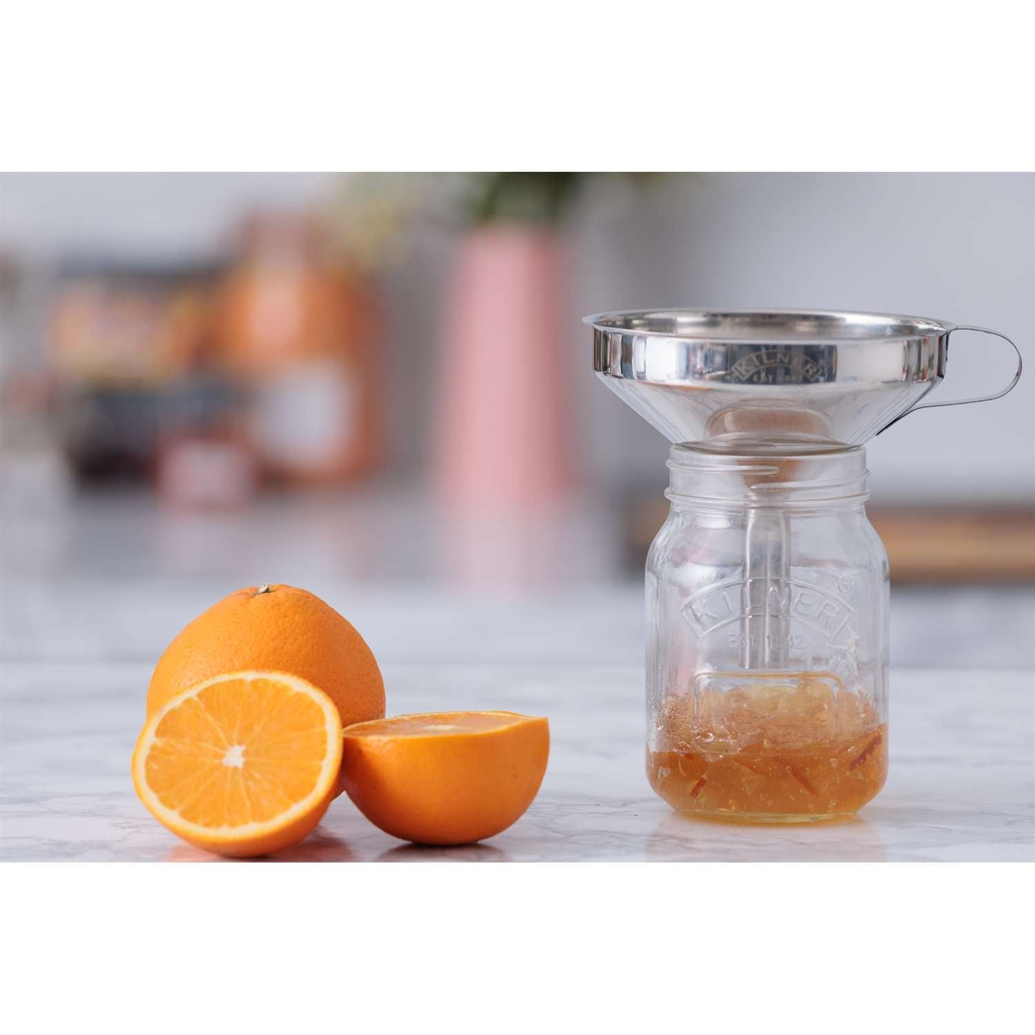 KILNER | Saft-Trichter, edelstahl, 13 cm