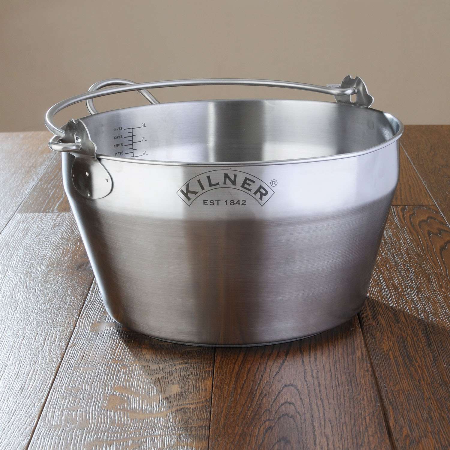 KILNER | Einkochtopf, edelstahl, 8 L