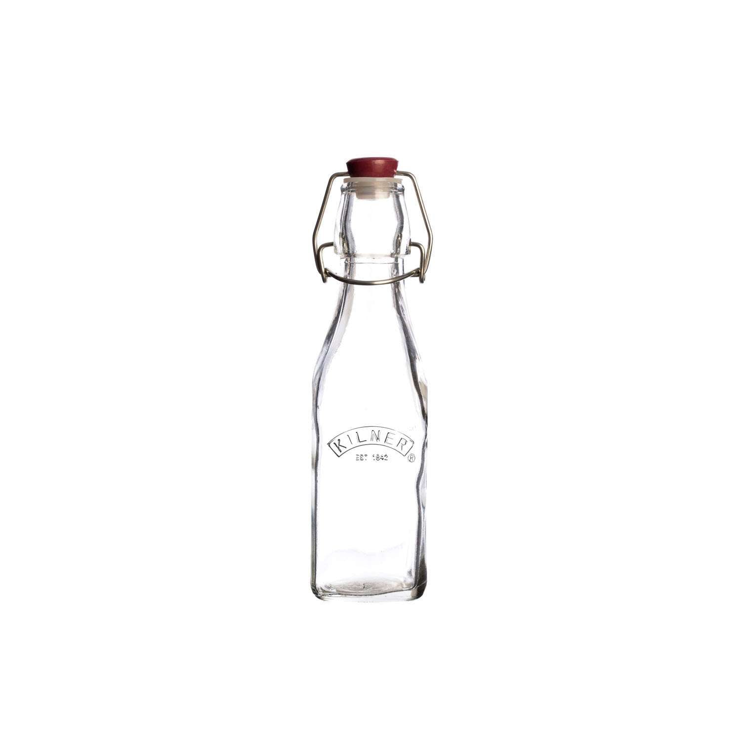 KILNER | Einkochflasche, CLIP SQUARE, klar