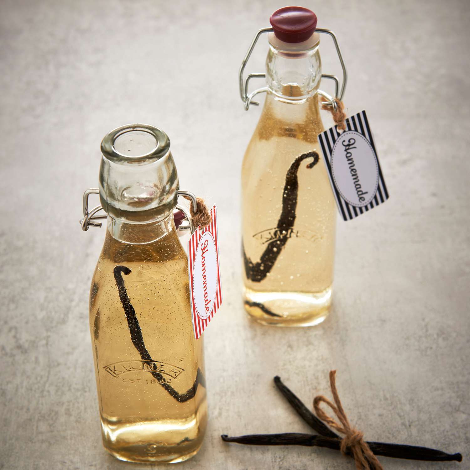 KILNER | Einkochflasche, CLIP SQUARE, klar