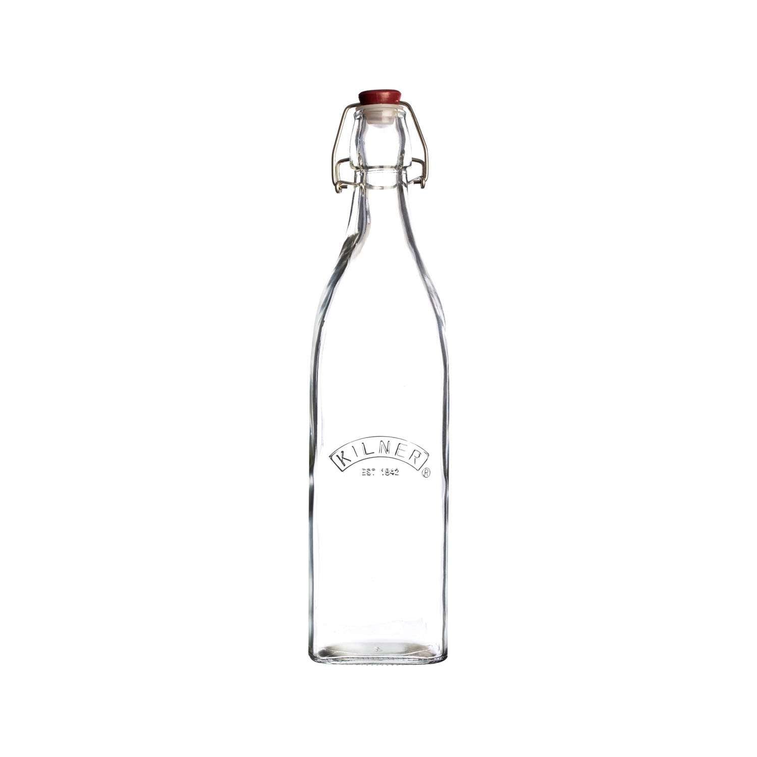 KILNER | Einkochflasche, CLIP SQUARE, klar