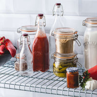 KILNER | Einkochflasche, CLIP SQUARE, klar