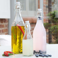KILNER | Einkochflasche, CLIP SQUARE, klar