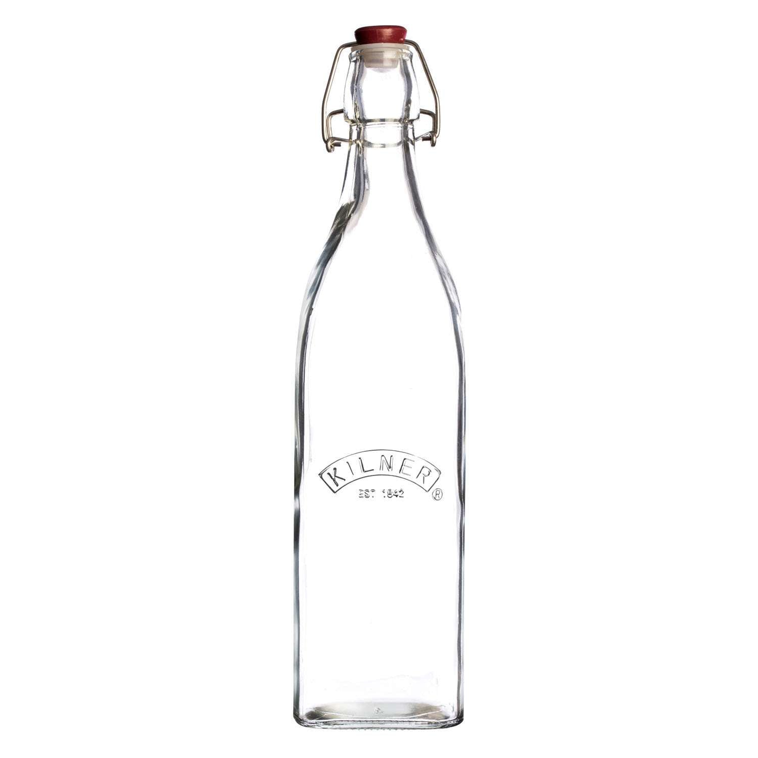 KILNER | Einkochflasche, CLIP SQUARE, klar
