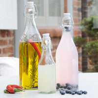 KILNER | Einkochflasche, CLIP SQUARE, klar