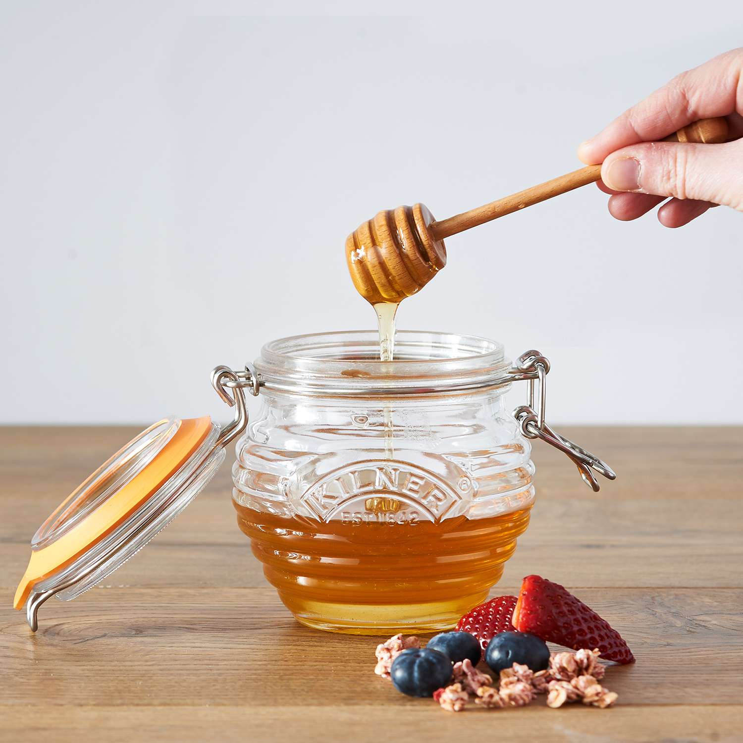 KILNER | Honigtopf, HONEY, klar, 400 ml