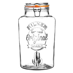 KILNER | Getränkespender, ROUND, klar, 5 L
