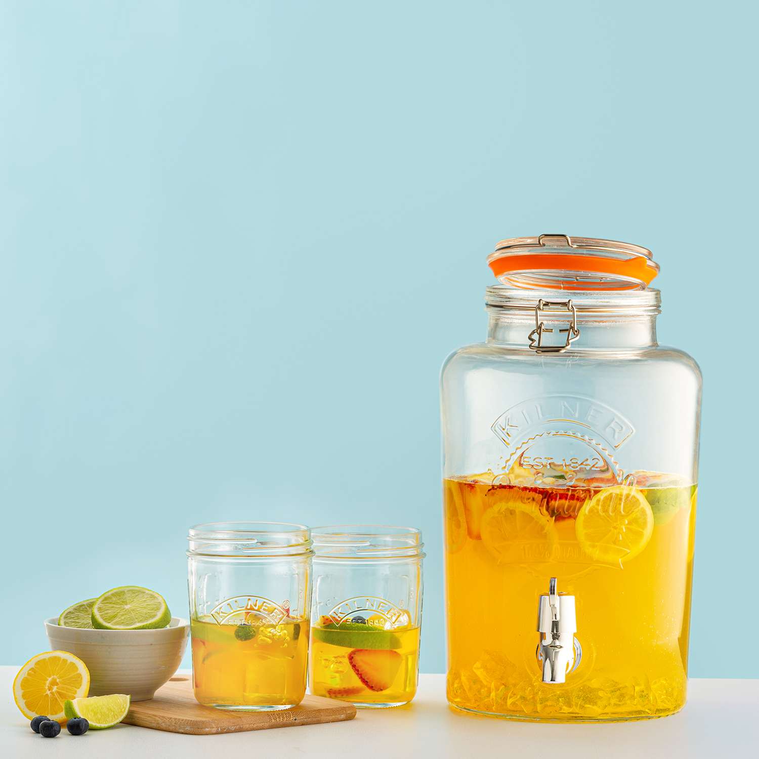 KILNER | Getränkespender, ROUND, klar, 5 L