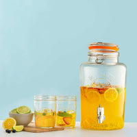 KILNER | Getränkespender, ROUND, klar, 5 L