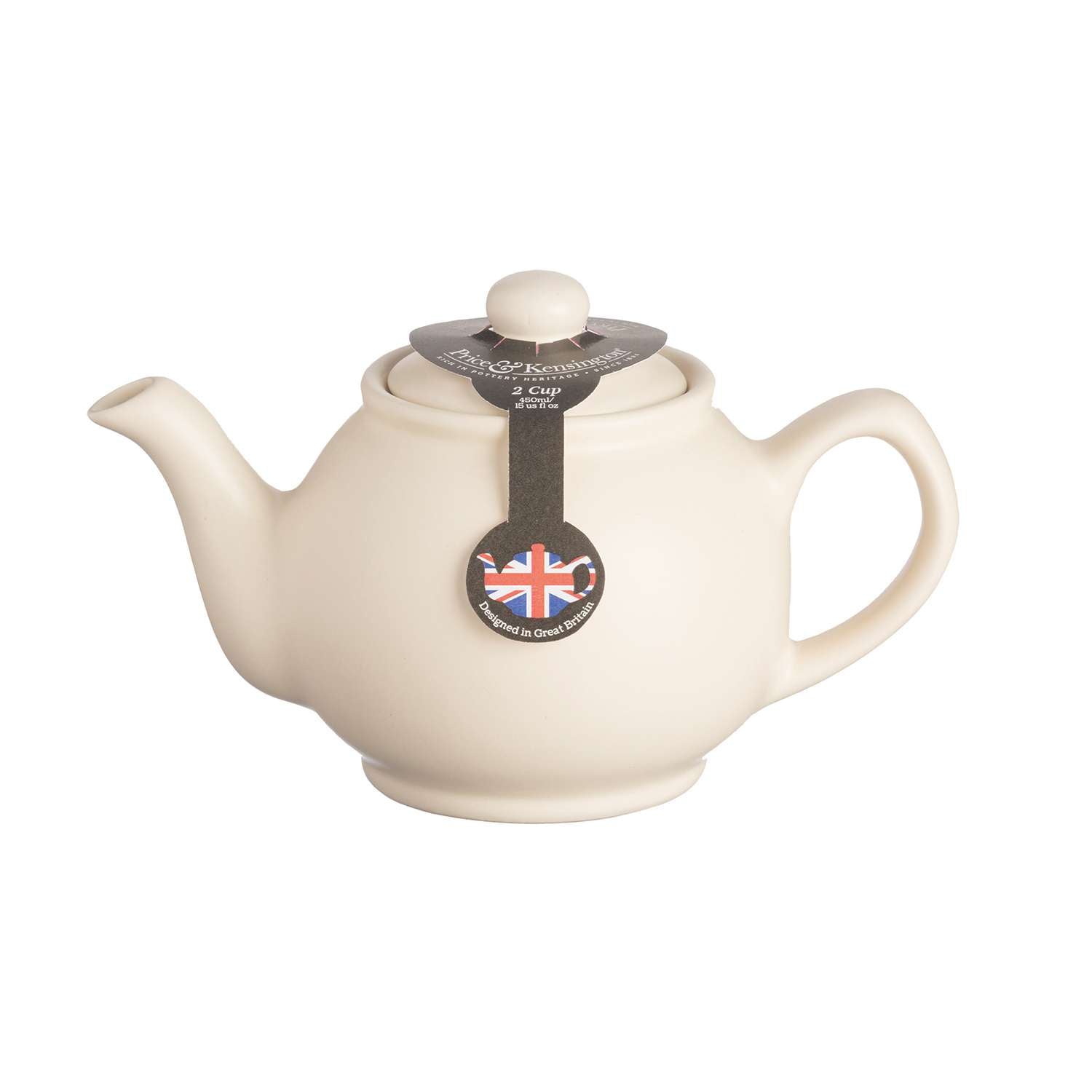 PRICE & KENSINGTON, Teekanne, creme, 2 Tassen