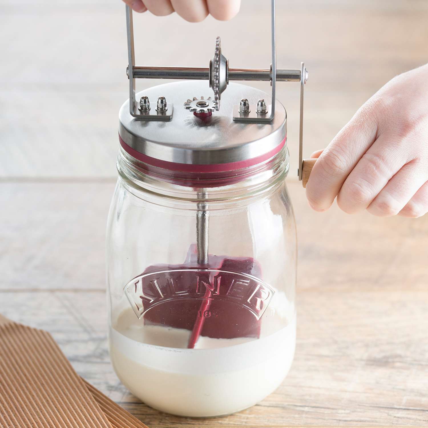 KILNER | Butterfass, BUTTER, klar, 1000ml