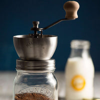 KILNER | Kaffeemühle mit Kurbel, klar, 500 ml