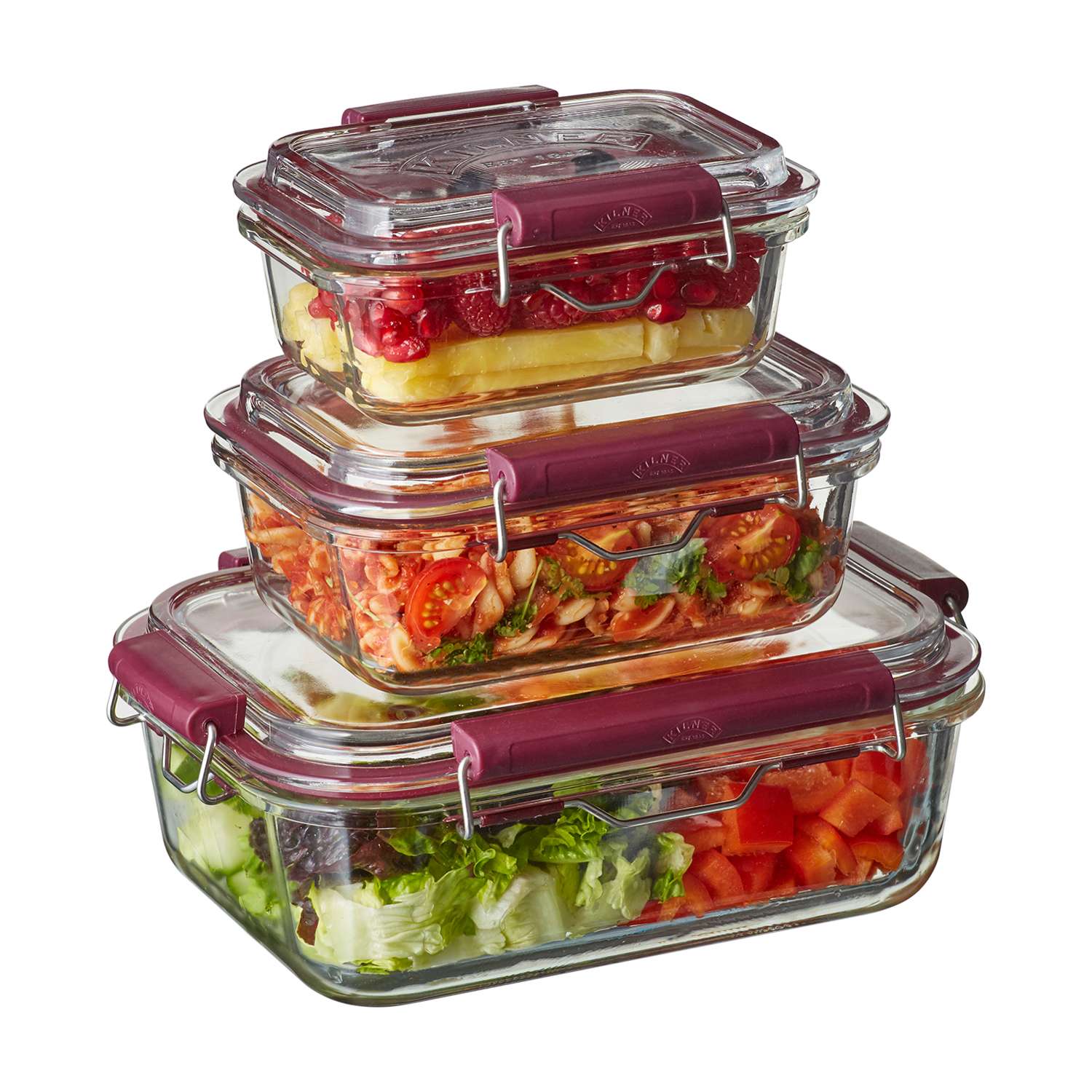KILNER | Frischhaltedose aus Glas, klar, 1400 ml