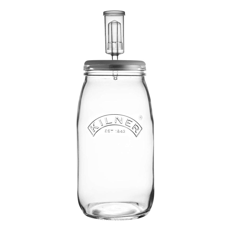 KILNER | Fermentierglas, groß, FERMENTIER, klar, 3