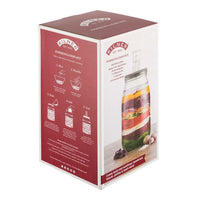 KILNER | Fermentierglas, groß, FERMENTIER, klar, 3