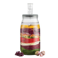 KILNER | Fermentierglas, groß, FERMENTIER, klar, 3