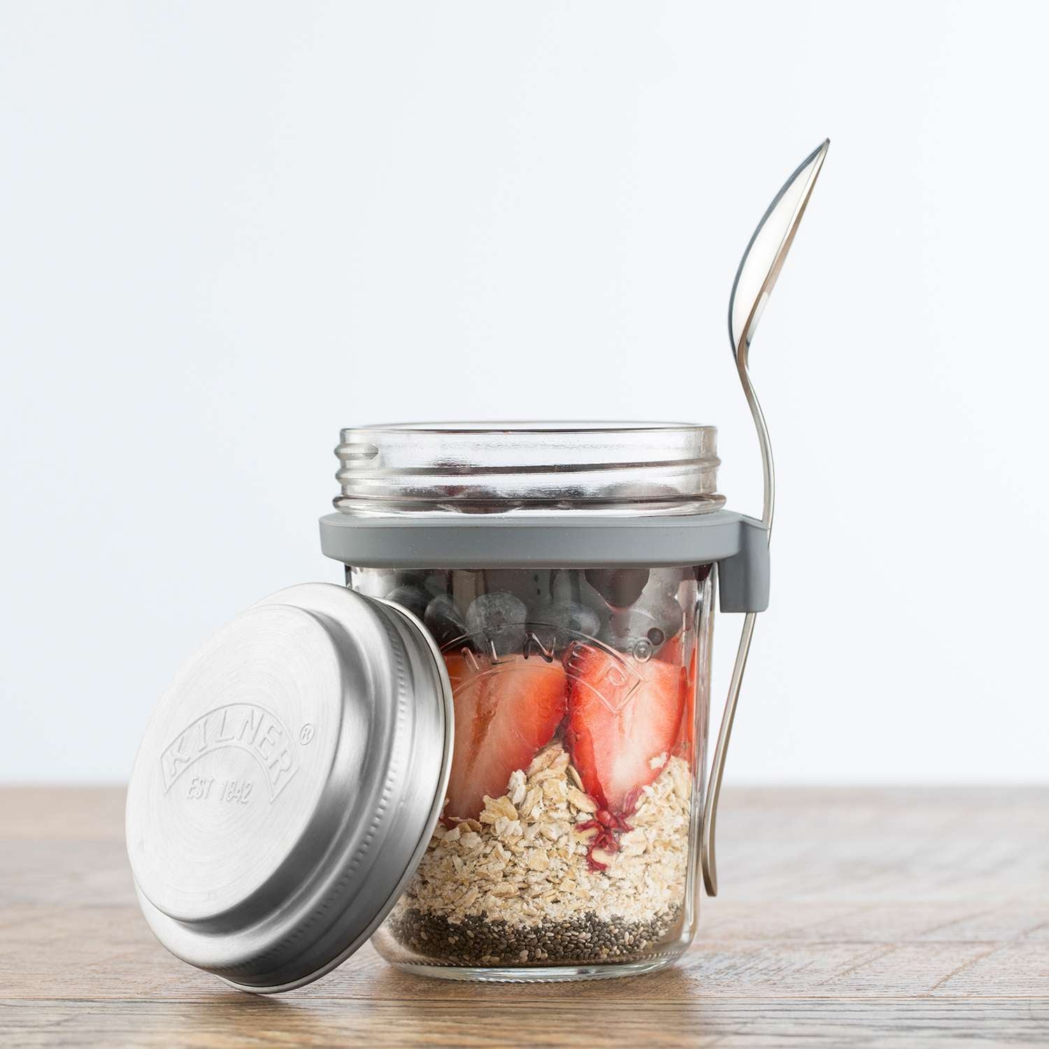 KILNER | Frühstücksglas, TO-GO, klar, 350 ml