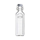KILNER | Einkochflasche, CLIP SQUARE, klar