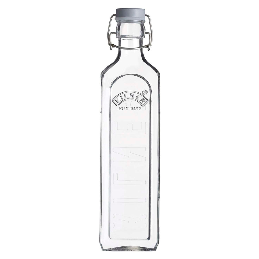 KILNER | Einkochflasche, CLIP SQUARE, klar, 1 L
