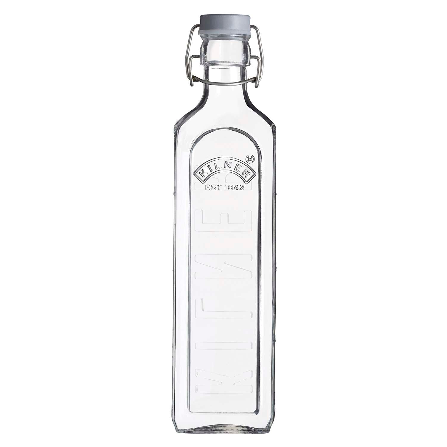 KILNER | Einkochflasche, CLIP SQUARE, klar