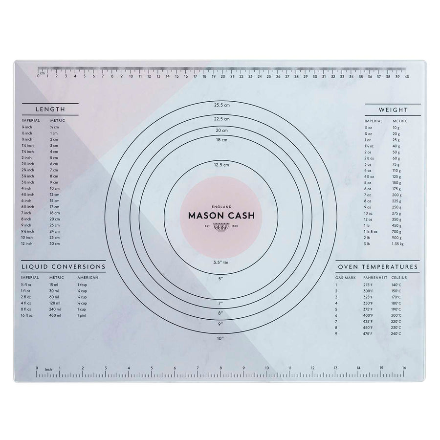 MASON CASH | Teig- und Backplatte, weiß, 45 x 35 cm