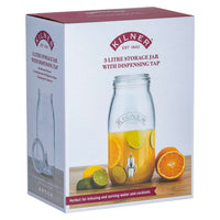 KILNER | Getränkespender, EINMACHGLAS, klar, 3 L