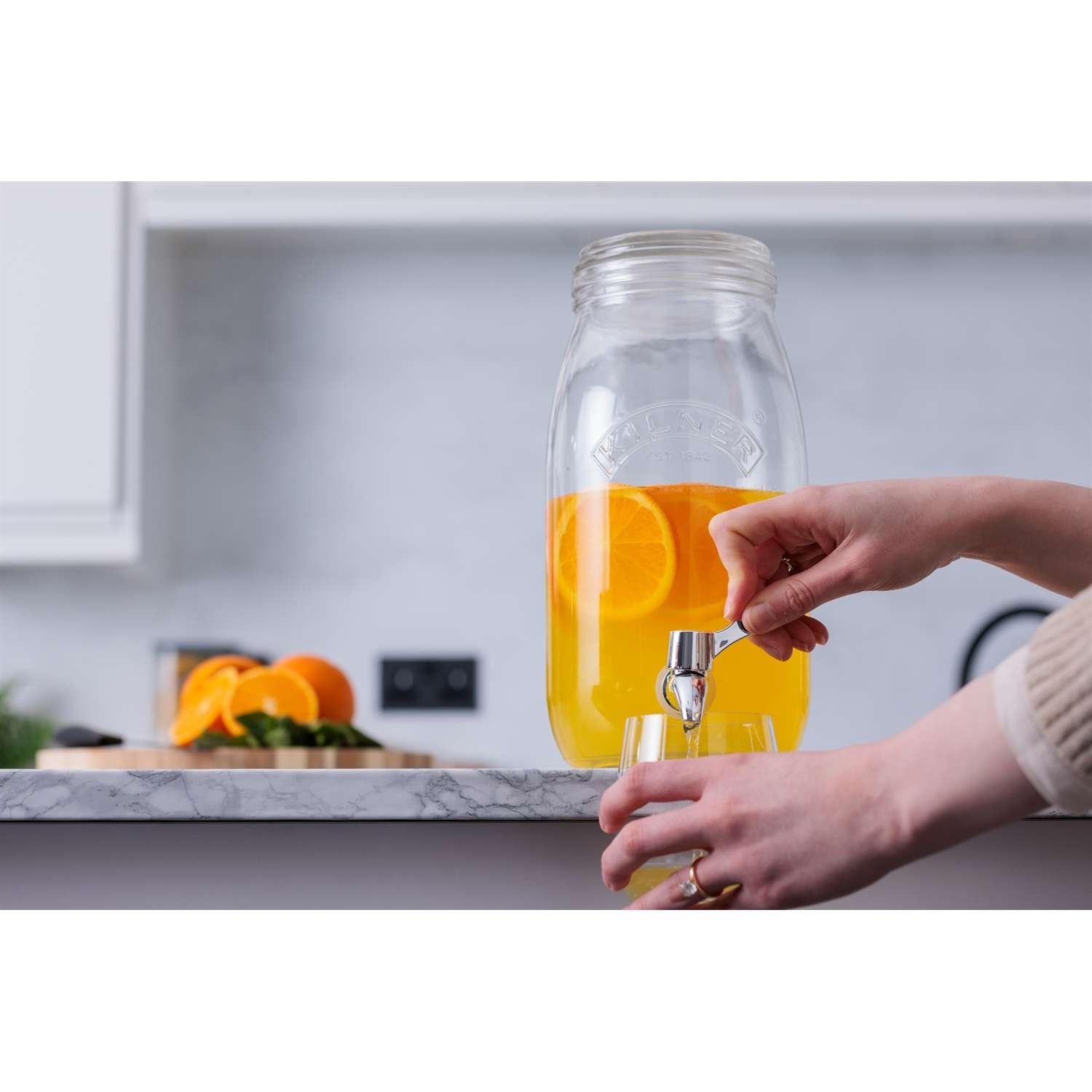KILNER | Getränkespender, EINMACHGLAS, klar, 3 L