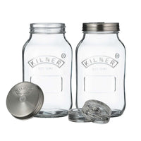 KILNER | Fermentiergläser, FERMENTIER, klar, 2 x 1