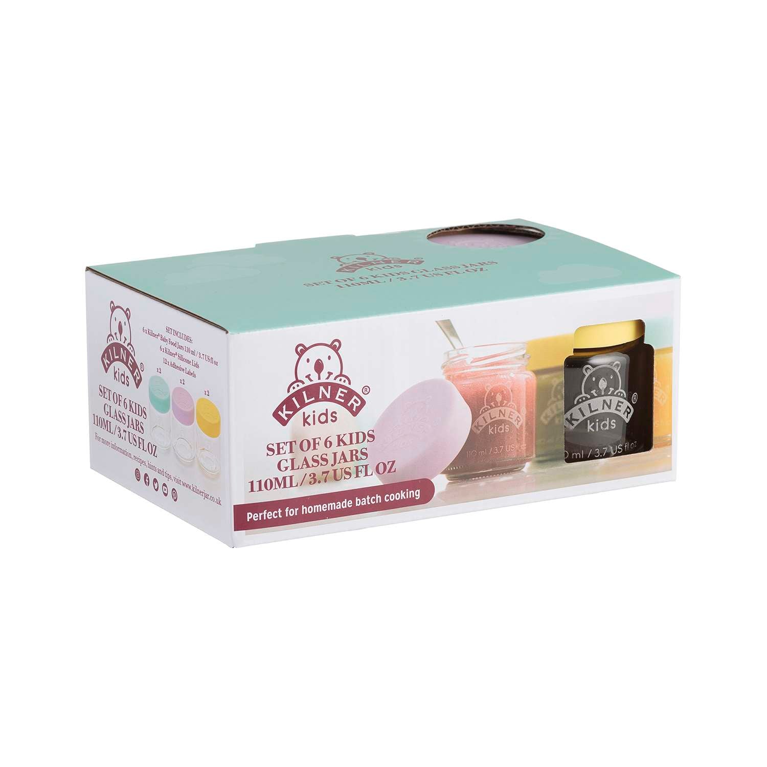 KILNER | Babygläser, BABY, klar, bunt