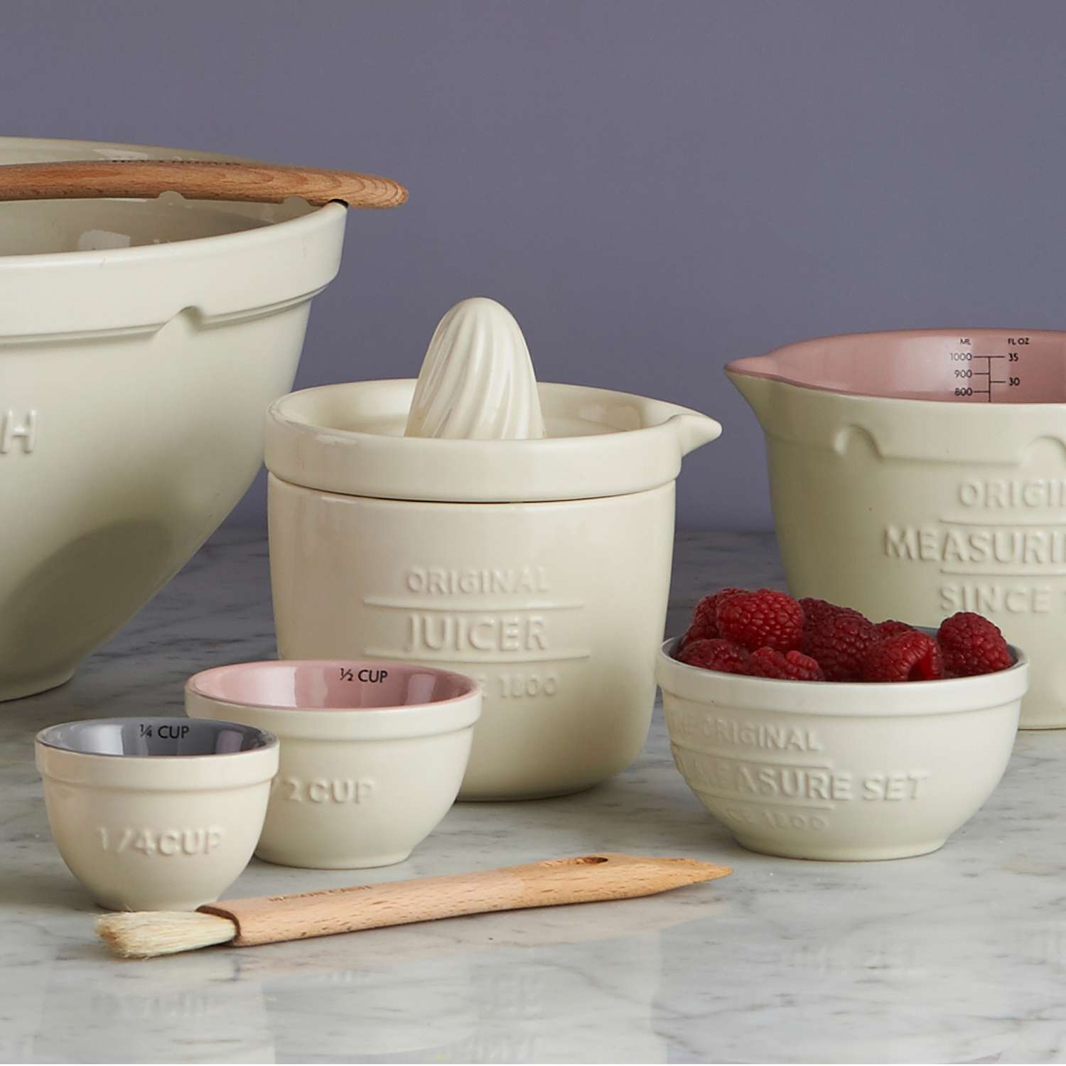 MASON CASH | Messbecher-Set, weiß, 4-teilig