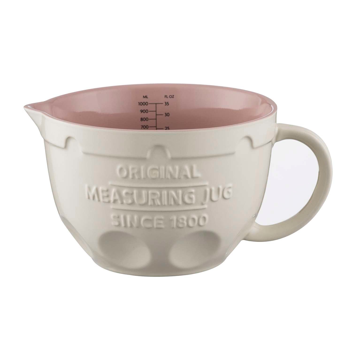 MASON CASH | Messkrug, weiß, 1 L