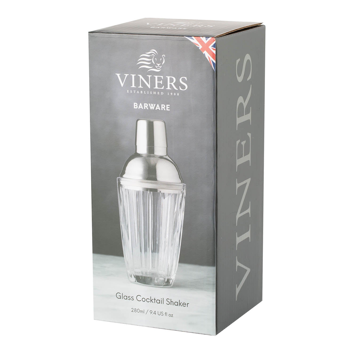 Cocktail-Shaker, Glas