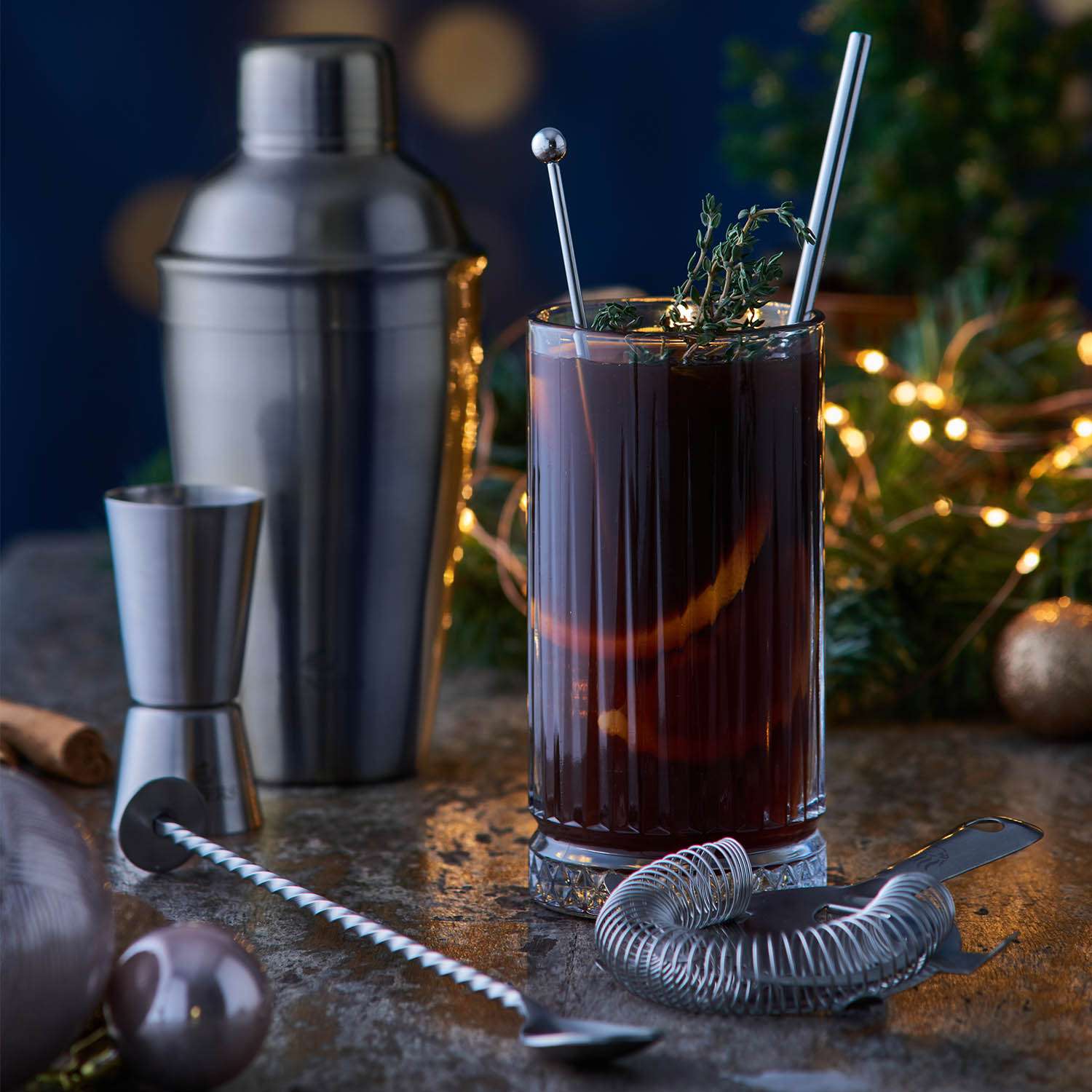 VINERS | Cocktail-Rührstäbchen, silber, Edelstahl