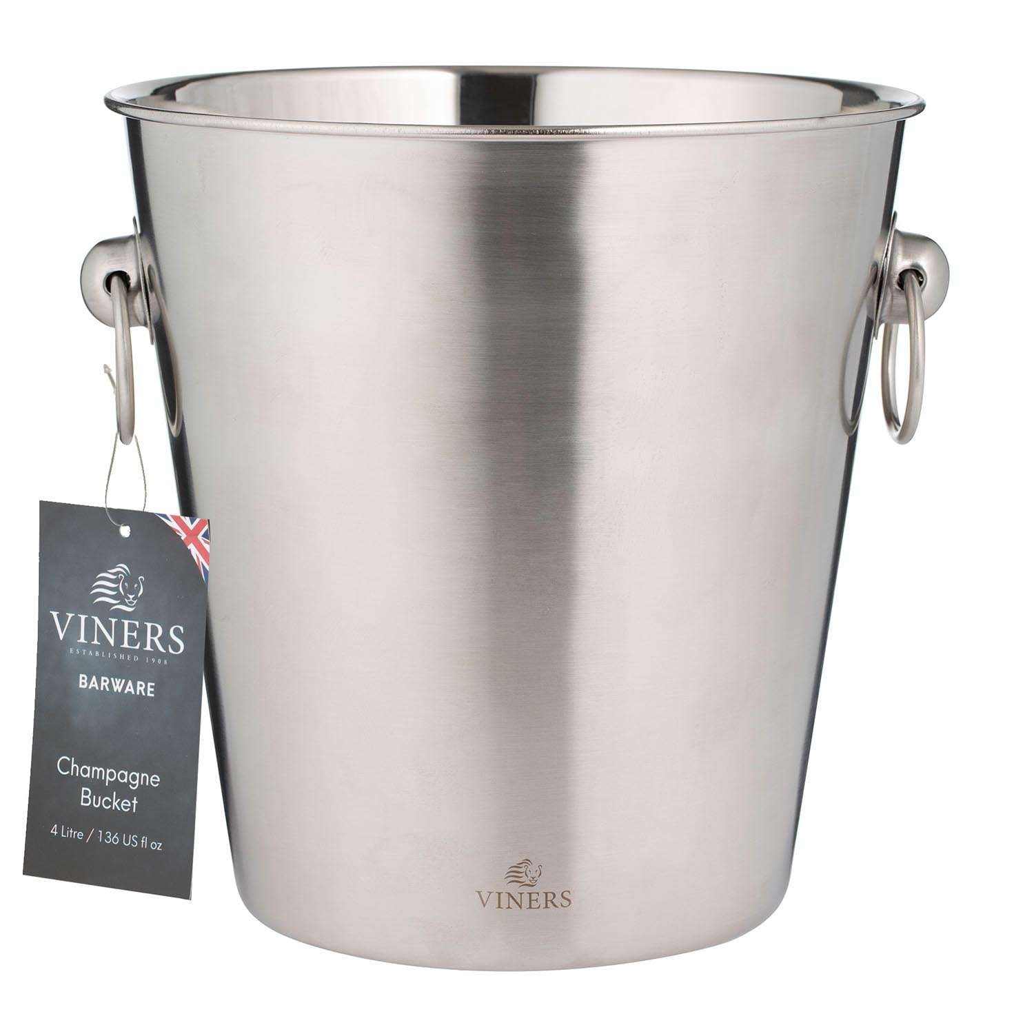 VINERS | Champagnerkübel, silber, Edelstahl