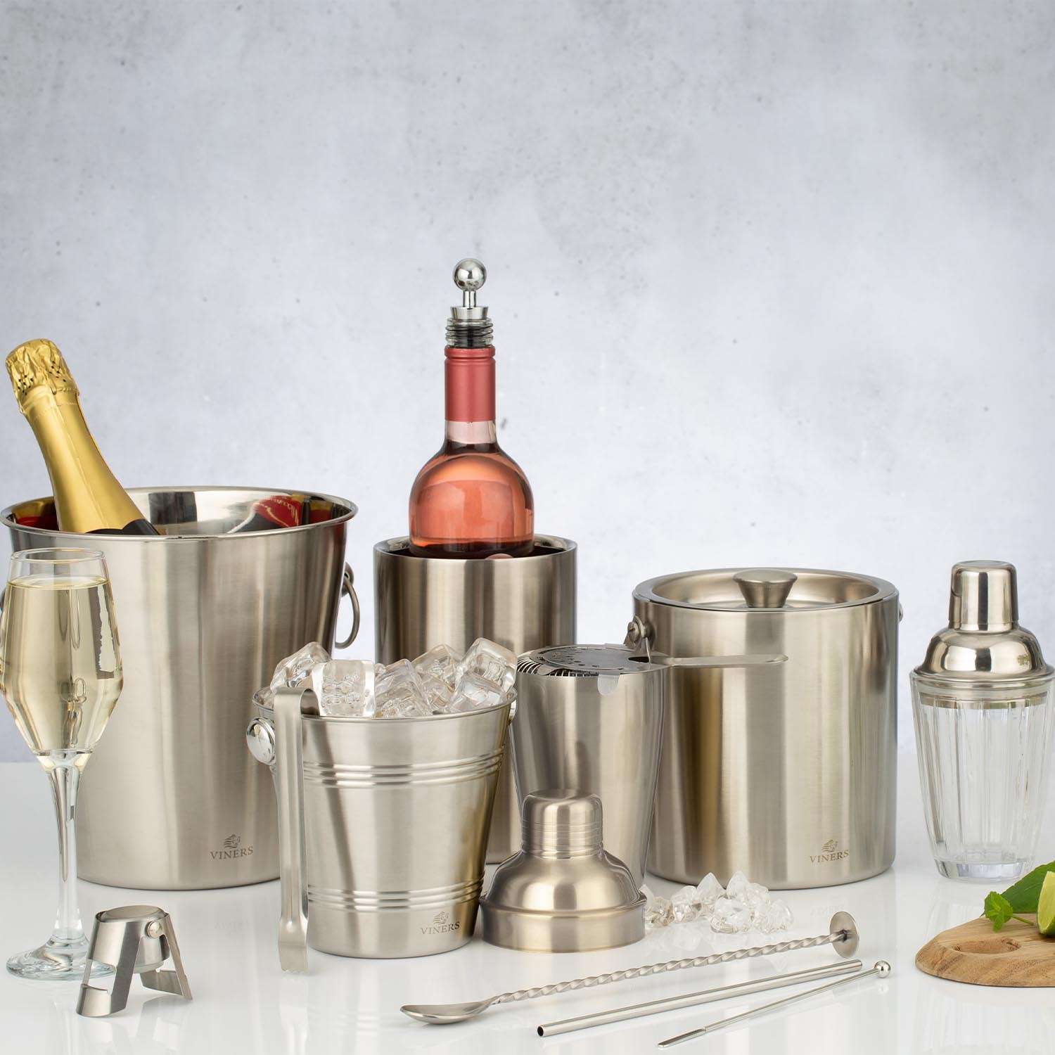 VINERS | Eiskübel, silber, Edelstahl