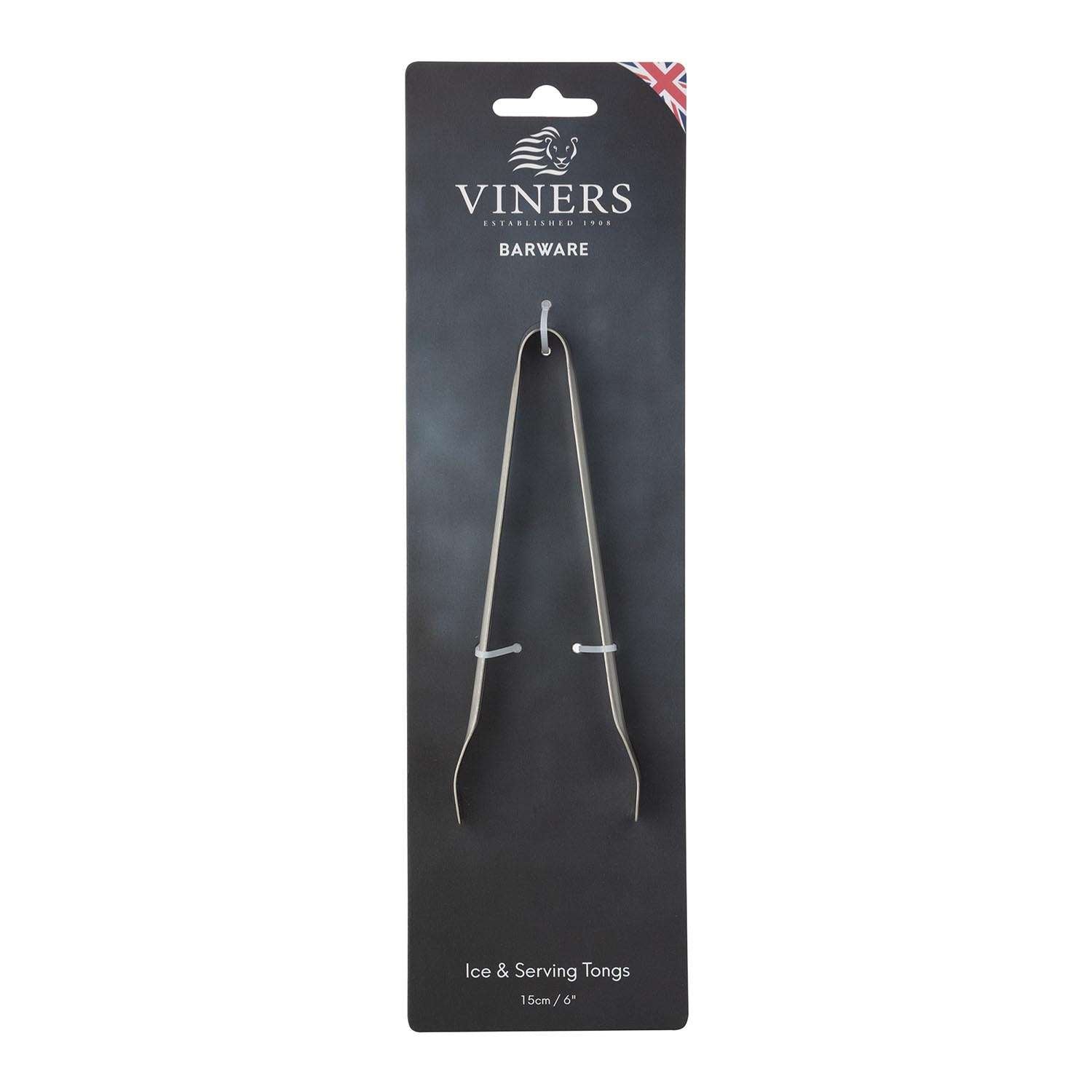 VINERS | Eiszange, silber, Edelstahl