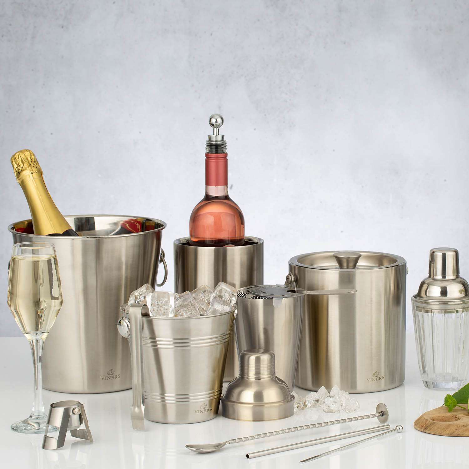 VINERS | Flaschenstopfen, silber