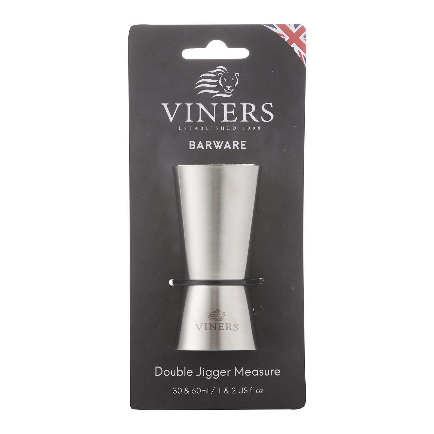 VINERS | Doppelmessbecher, silber, Edelstahl