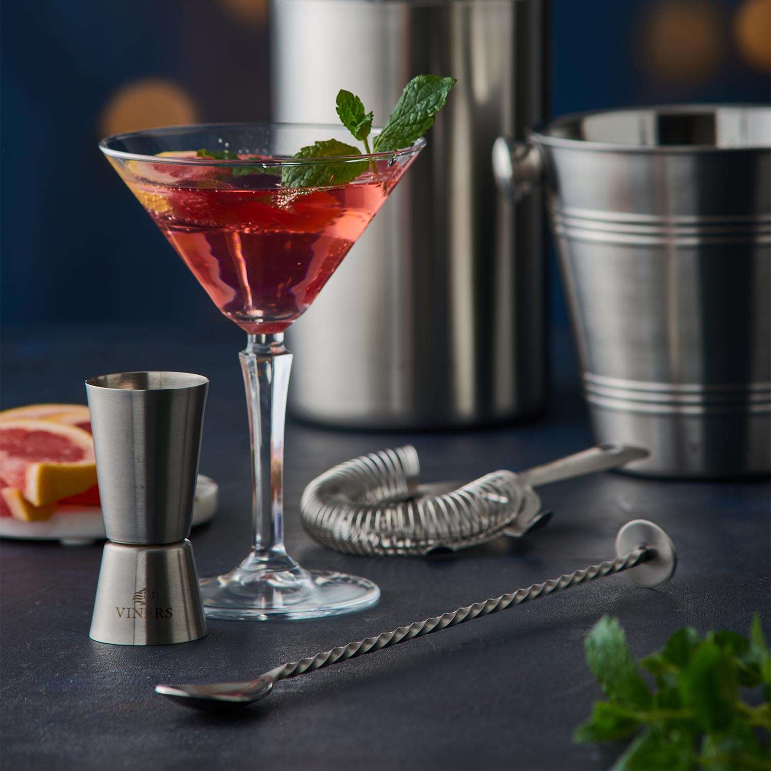 VINERS | Cocktail-Sieb, silber, Edelstahl