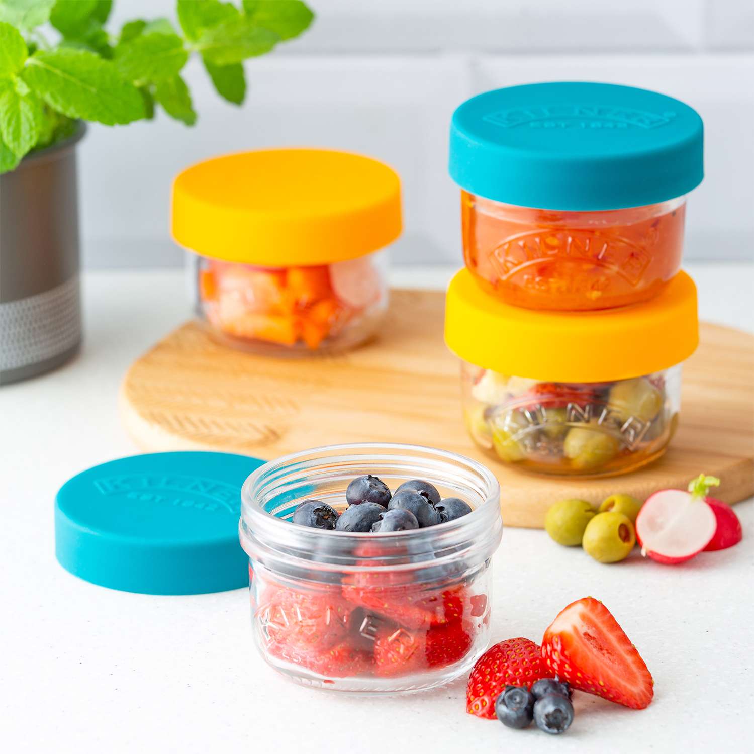 KILNER | Babygläser, BABY, klar, bunt