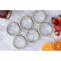KILNER | Schraubringe für Weithalsglas, metall, 6er