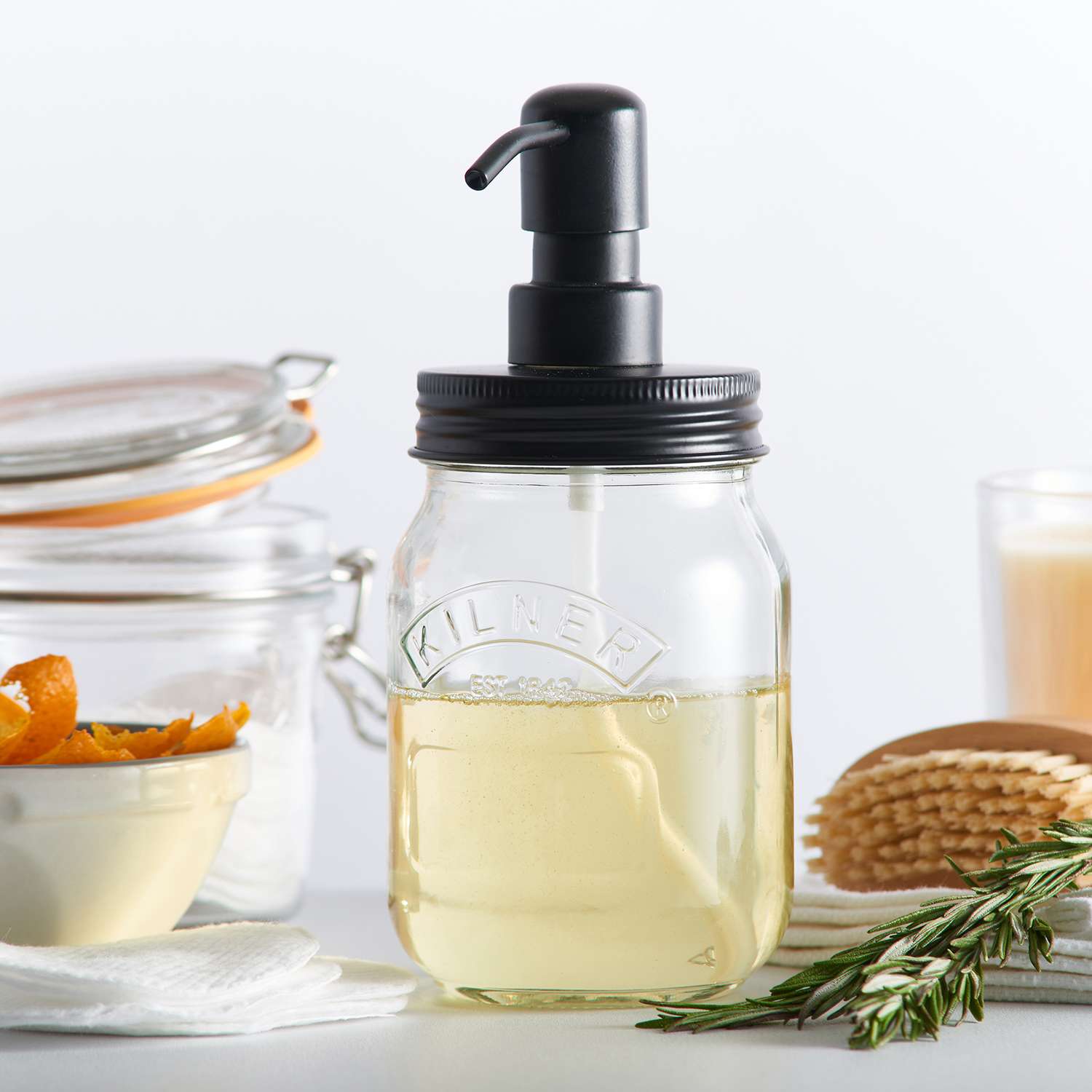 KILNER | Seife- und Lotionspender, 0,5 Liter, SOAP,